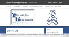 Desktop Screenshot of glueckstaedter-pflegedienst.de