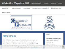 Tablet Screenshot of glueckstaedter-pflegedienst.de
